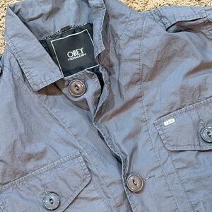Obey Propaganda Jacket Womens Medium Utility Pockets Streetwear
